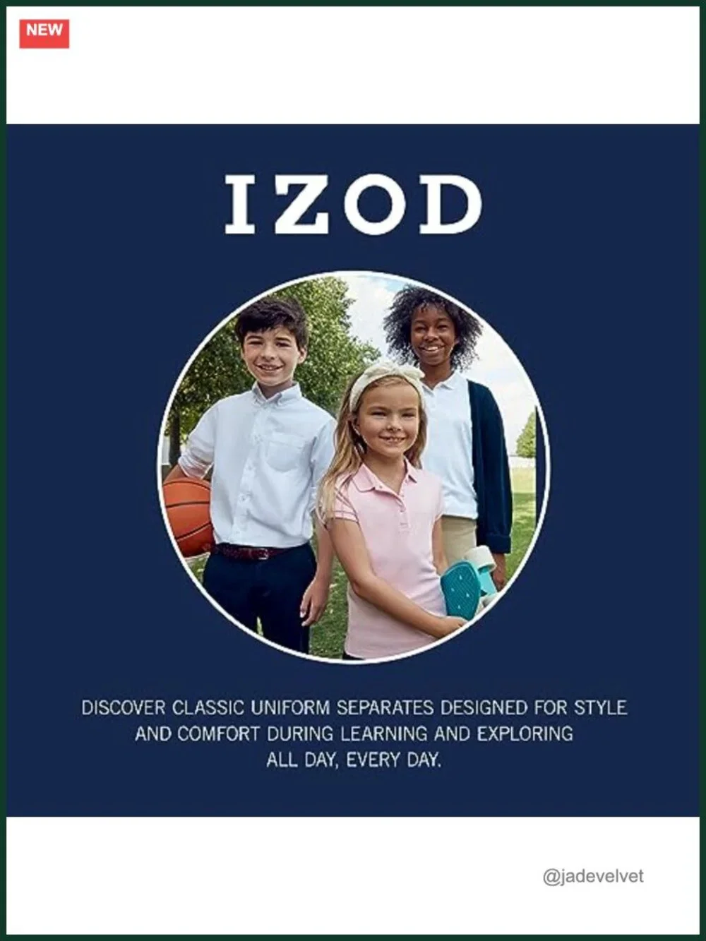 Boys' School Uniform Sensory-Friendly Knit Pant, Elastic Waist, Tagless,